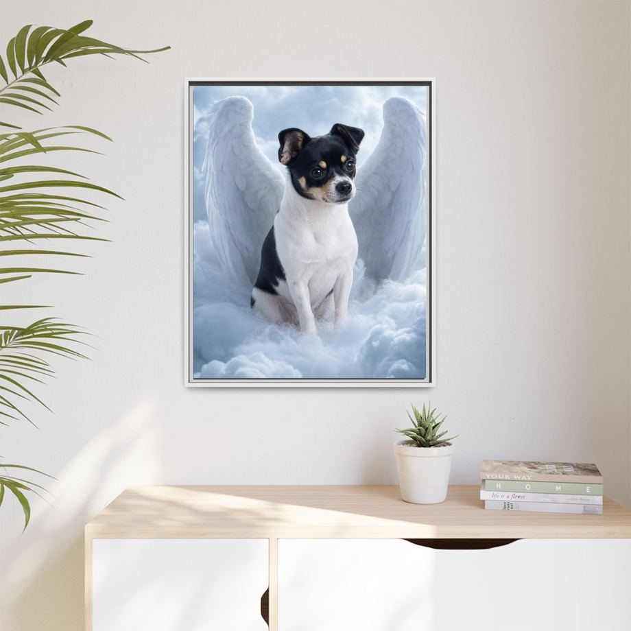 Framed 24x30 White context