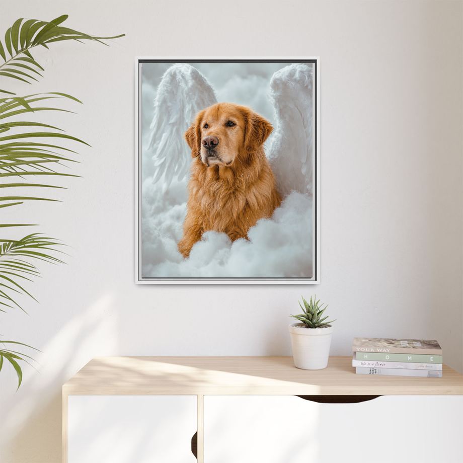 Framed 24x30 White context