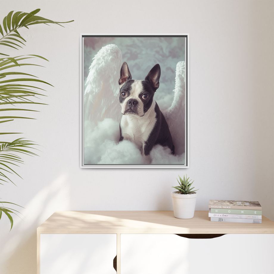 Framed 24x30 White context