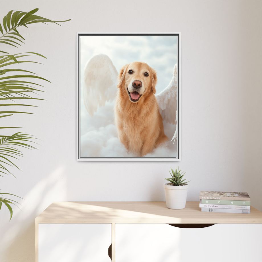 Framed 24x30 White context