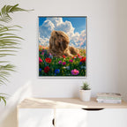 Framed 24x30 White context