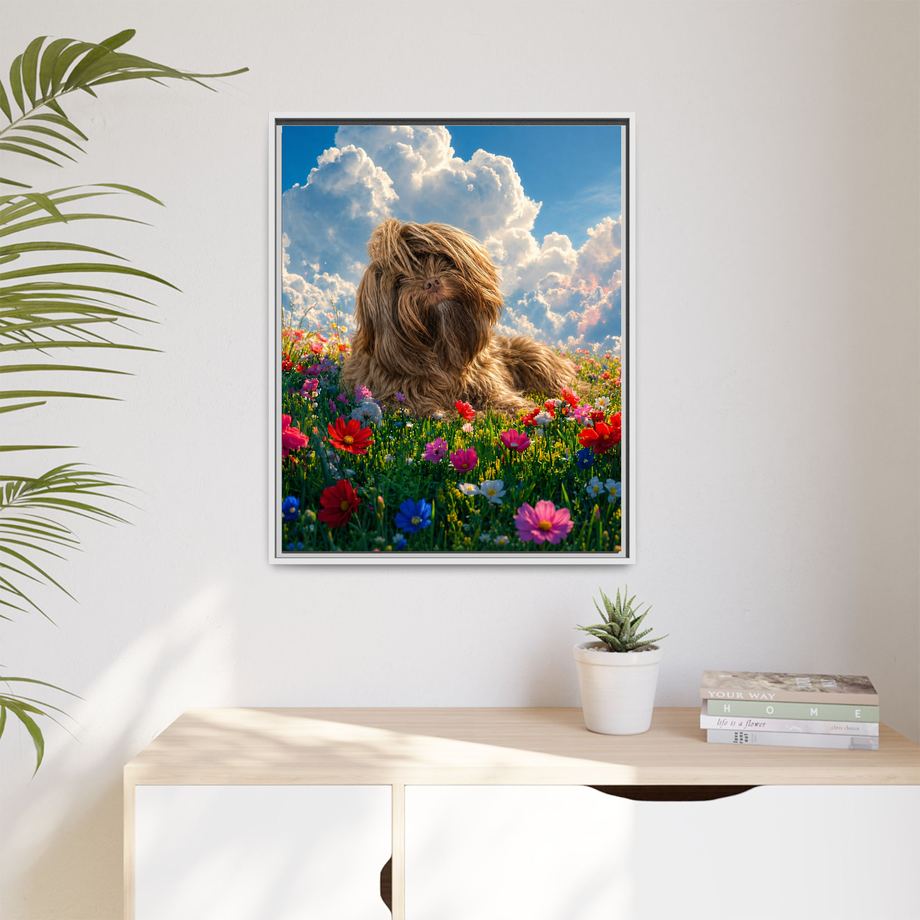Framed 24x30 White context