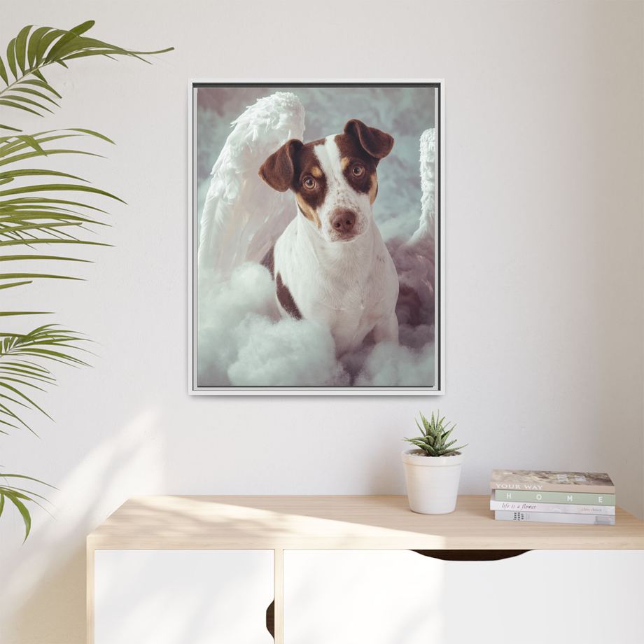 Framed 24x30 White context