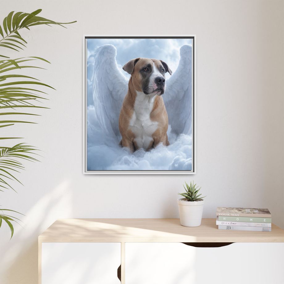 Framed 24x30 White context