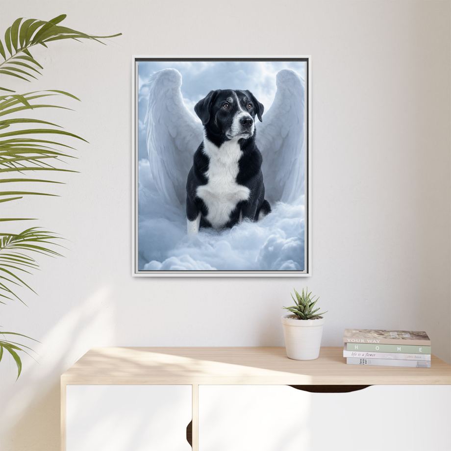 Framed 24x30 White context