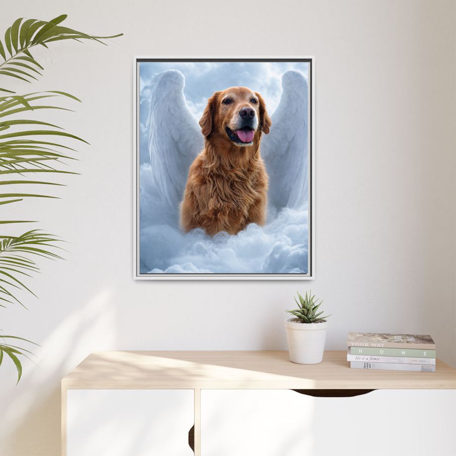 Framed 24x30 White context