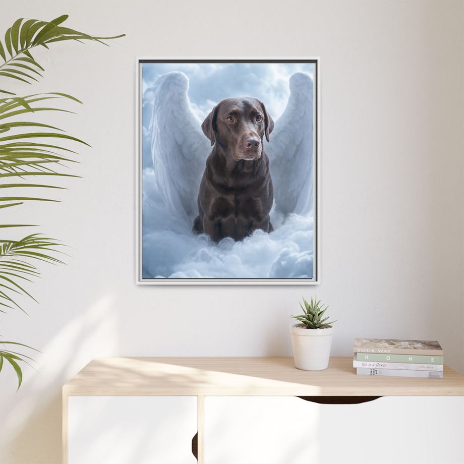 Framed 24x30 White context