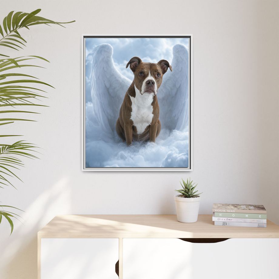 Framed 24x30 White context