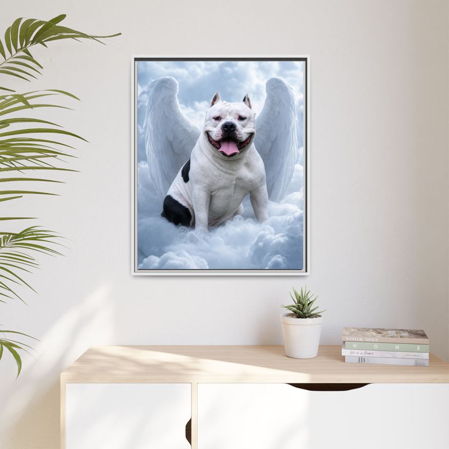 Framed 24x30 White context