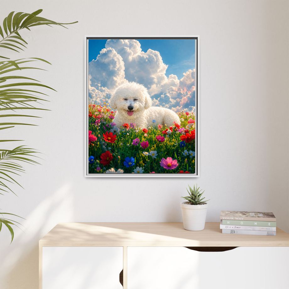 Framed 24x30 White context