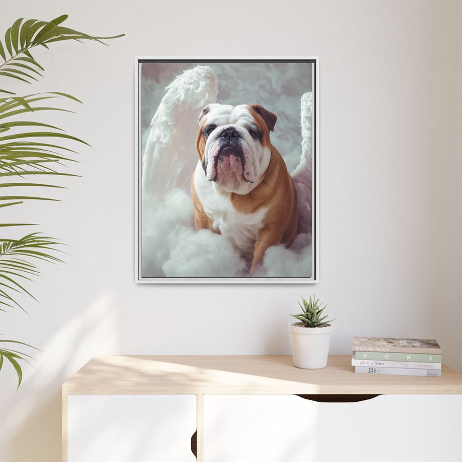 Framed 24x30 White context