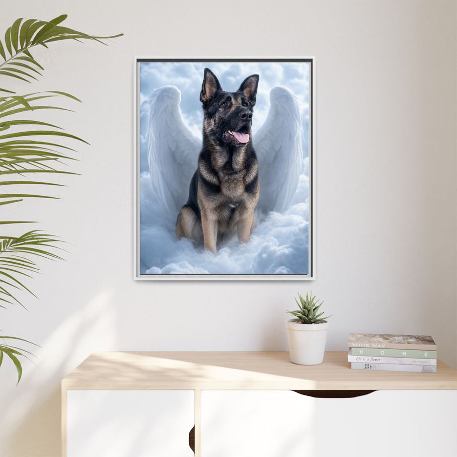 Framed 24x30 White context