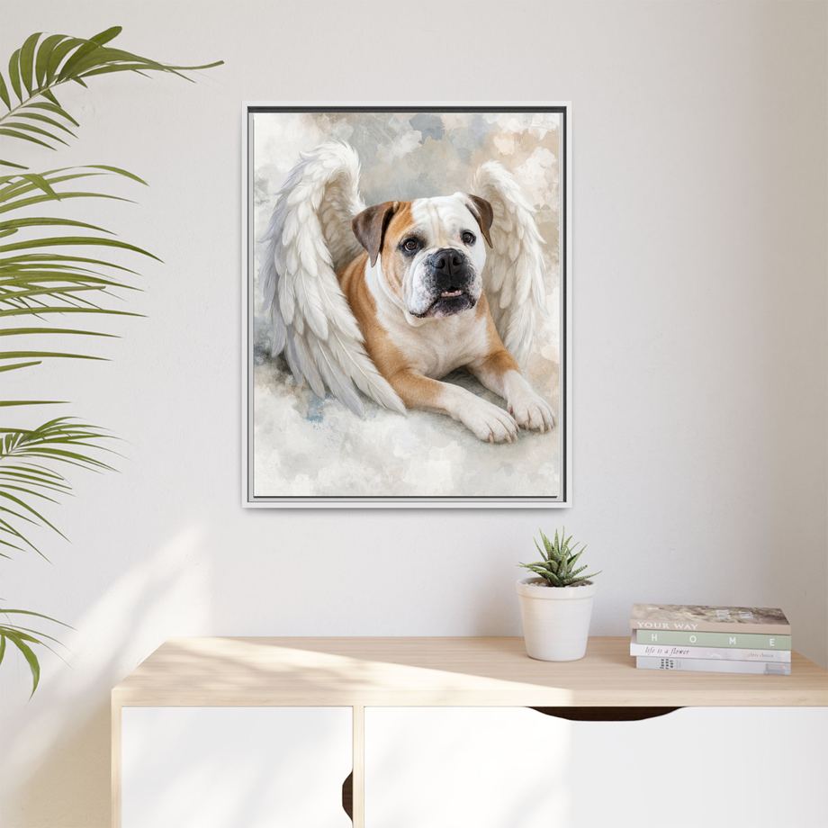 Framed 24x30 White context