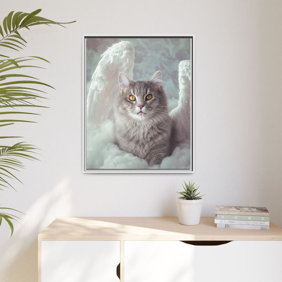 Framed 24x30 White context