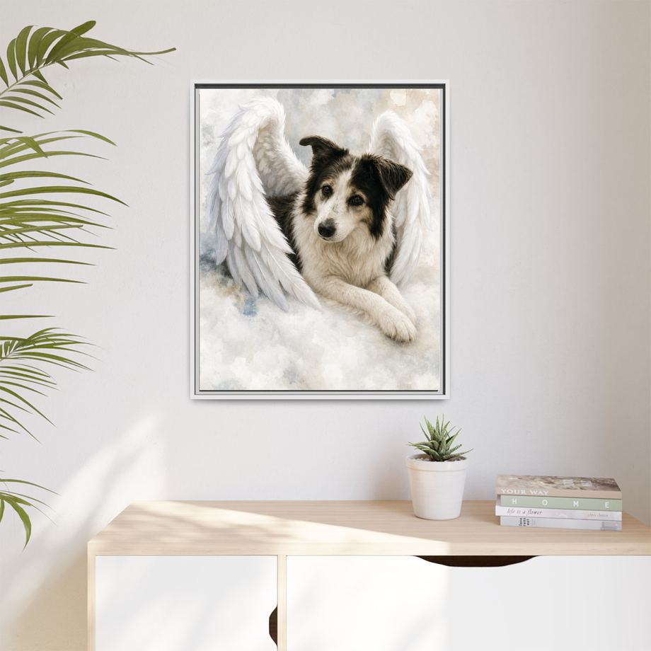 Framed 24x30 White context