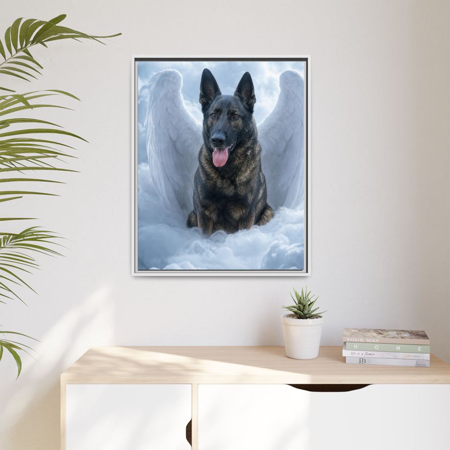 Framed 24x30 White context