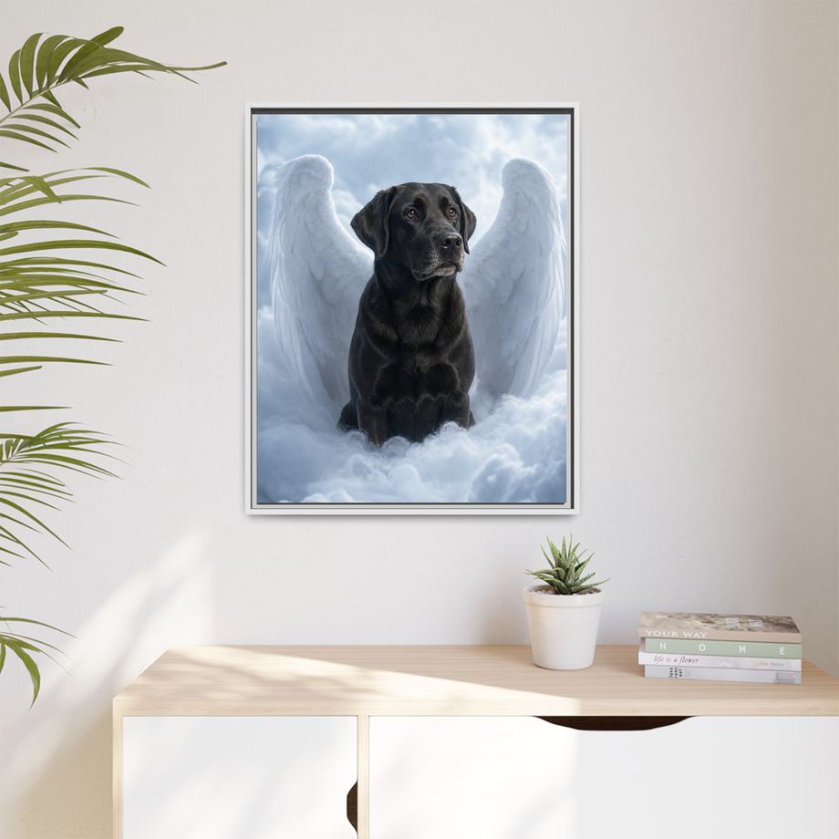 Framed 24x30 White context