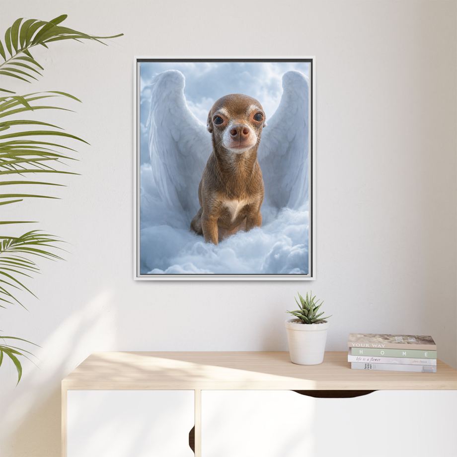 Framed 24x30 White context