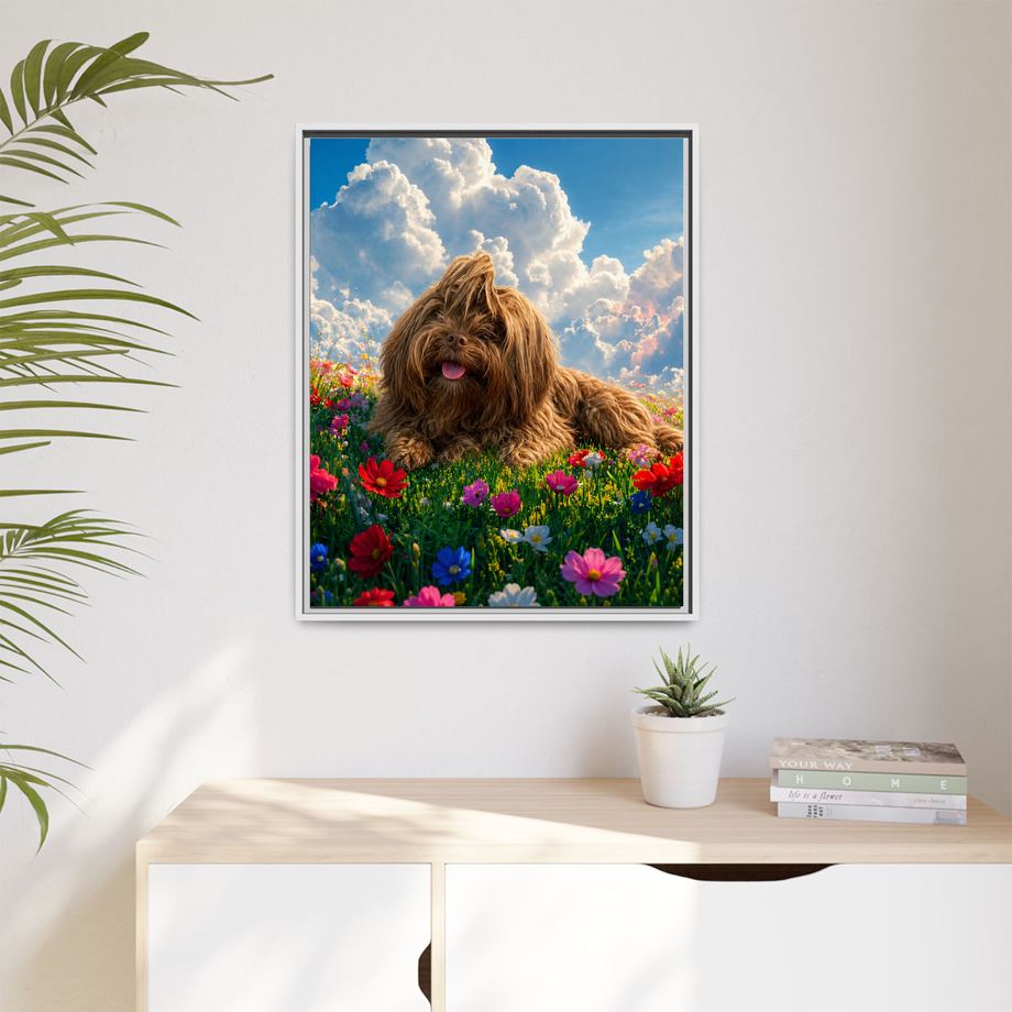 Framed 24x30 White context