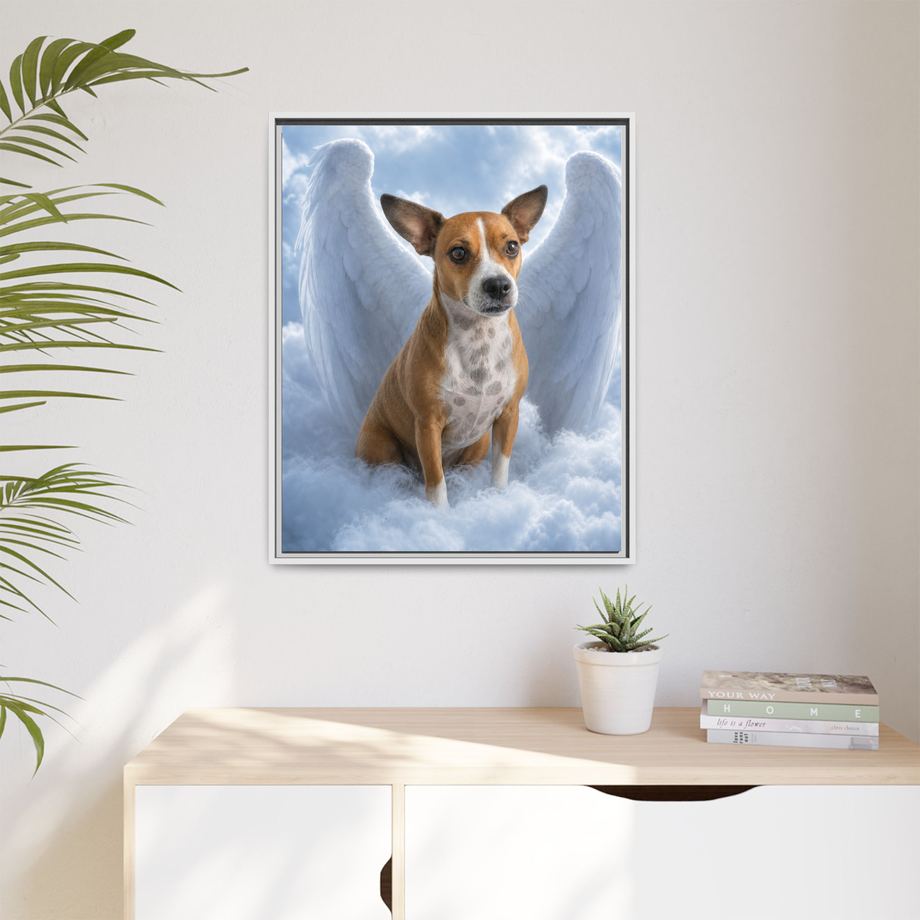 Framed 24x30 White context
