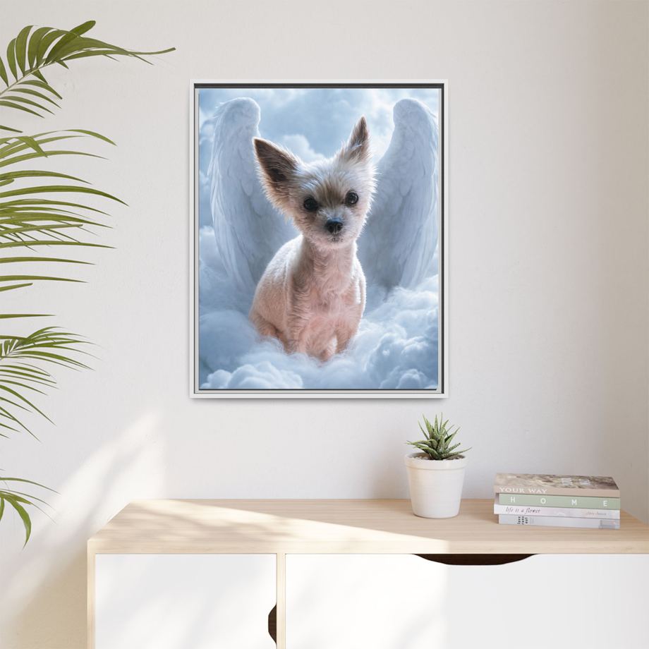 Framed 24x30 White context