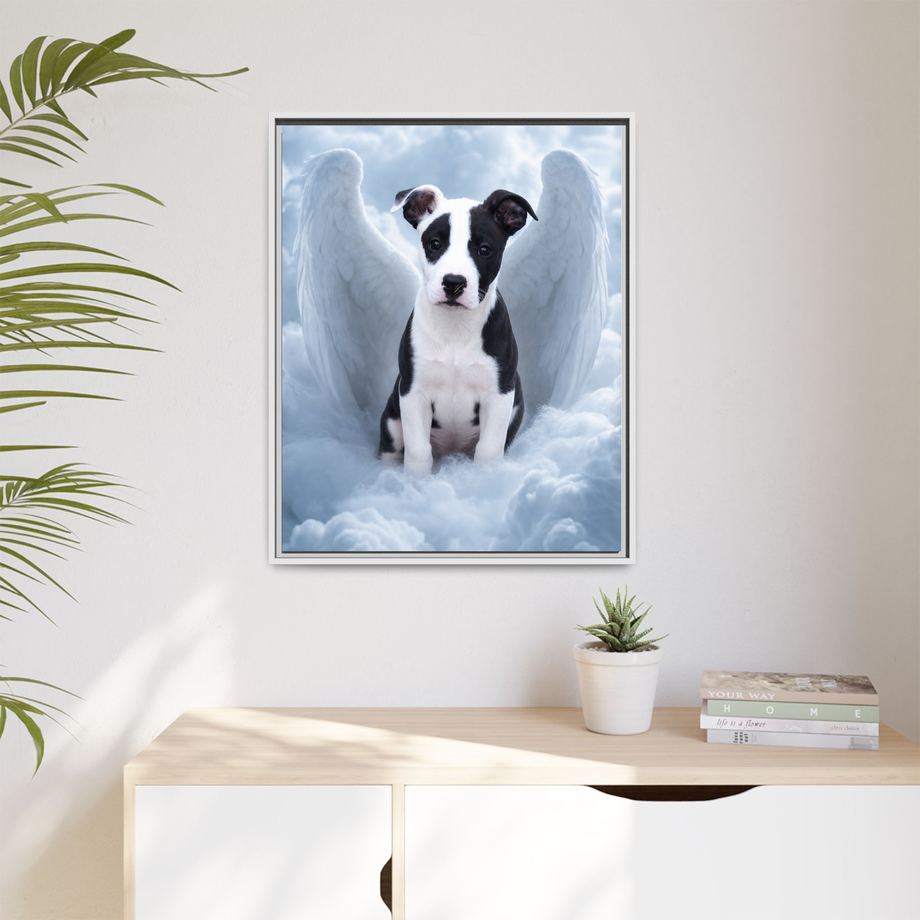 Framed 24x30 White context