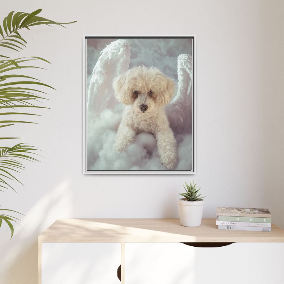 Framed 24x30 White context