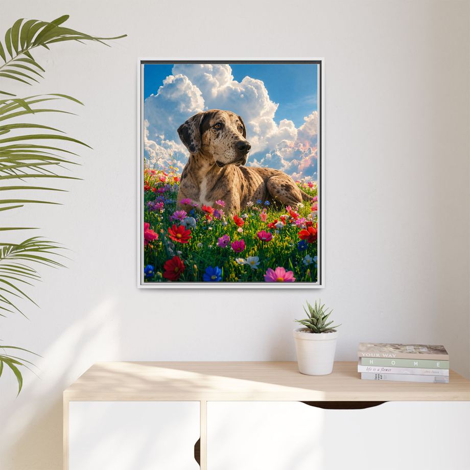 Framed 24x30 White context