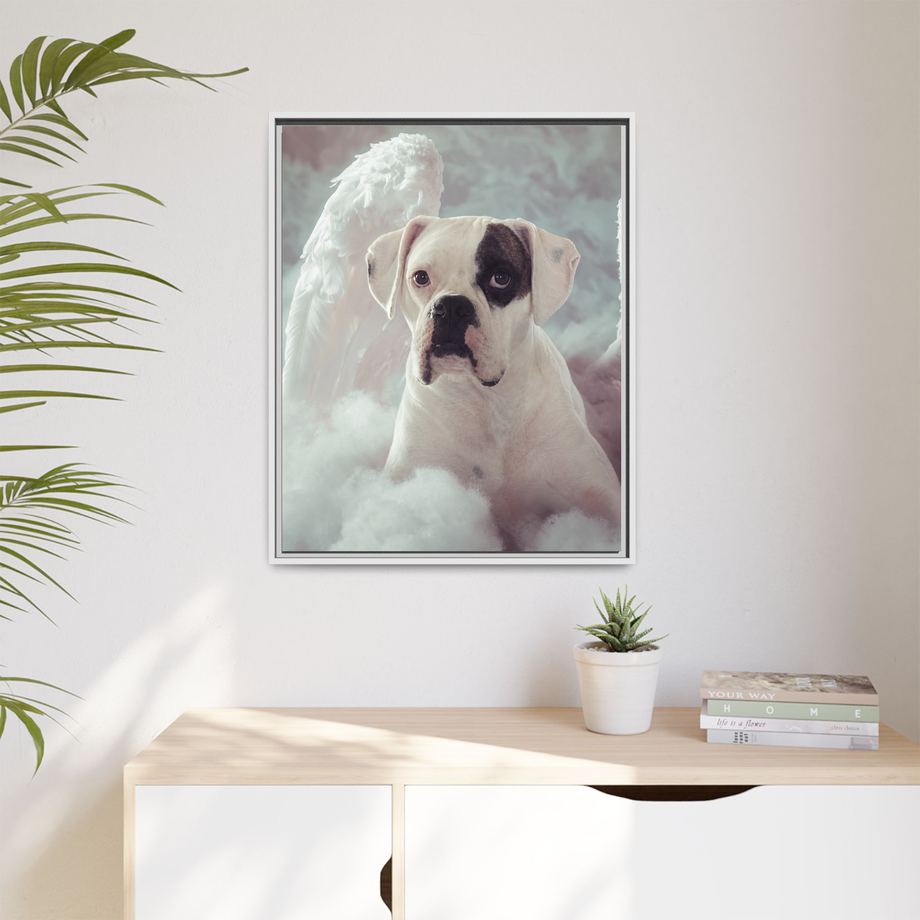 Framed 24x30 White context
