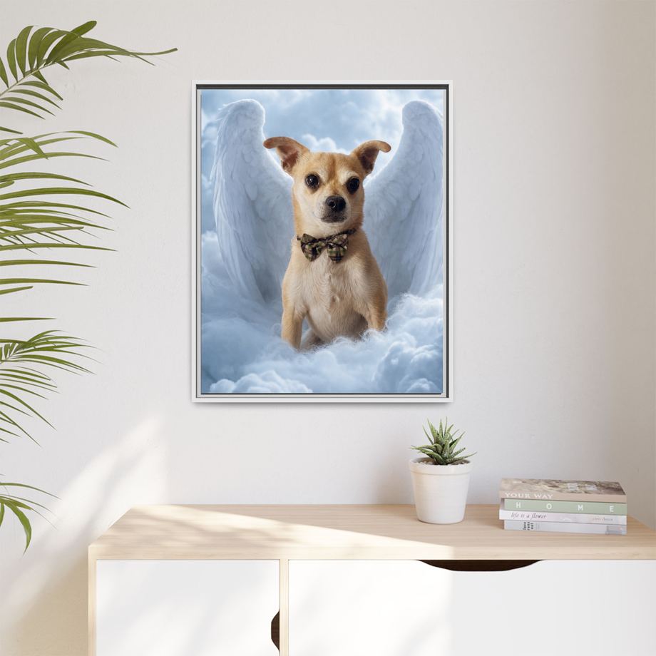 Framed 24x30 White context