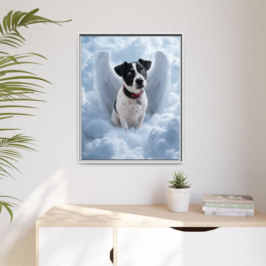 Framed 24x30 White context