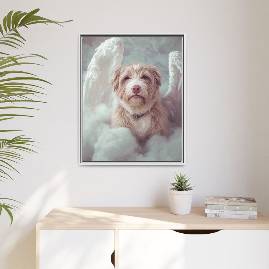Framed 24x30 White context