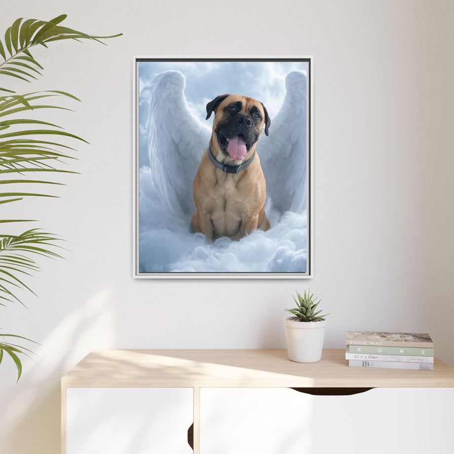 Framed 24x30 White context