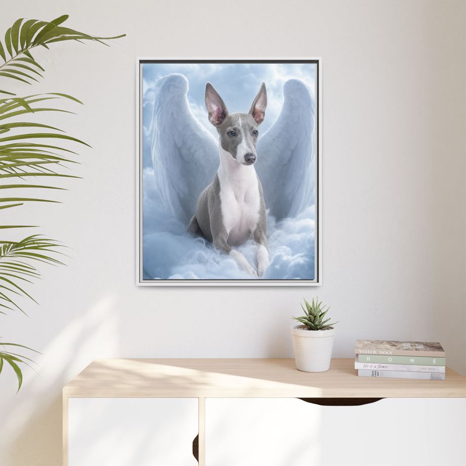 Framed 24x30 White context