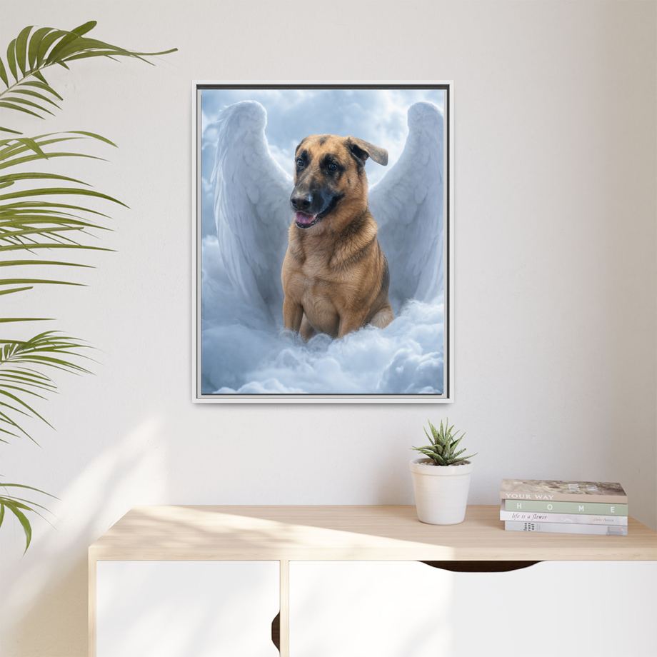Framed 24x30 White context