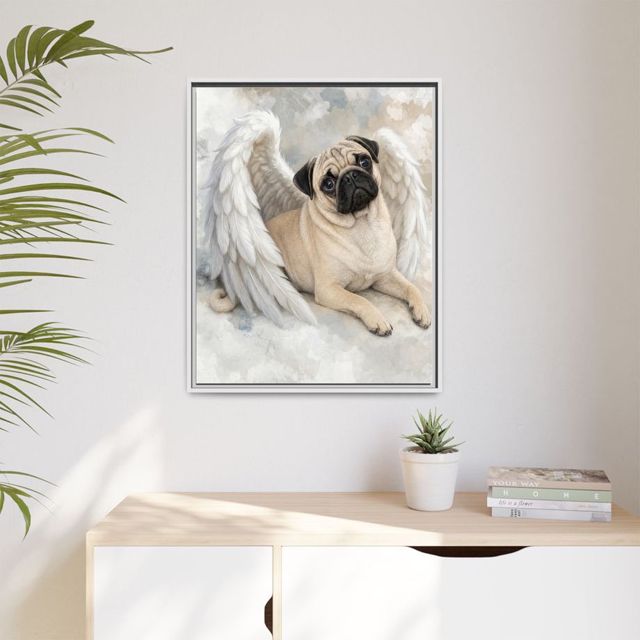 Framed 24x30 White context