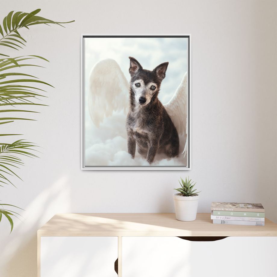 Framed 24x30 White context