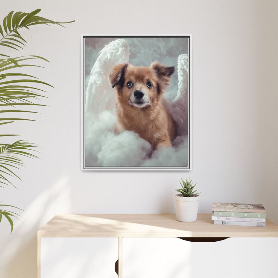 Framed 24x30 White context