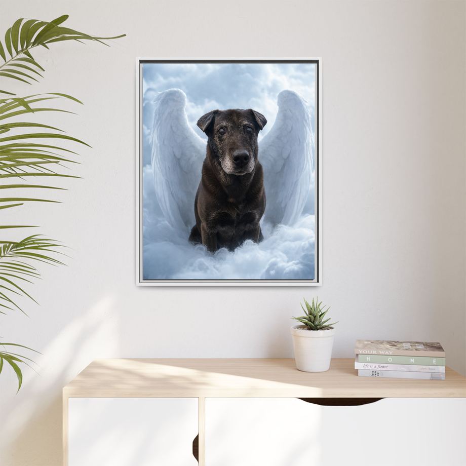 Framed 24x30 White context