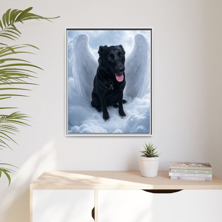 Framed 24x30 White context