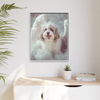 Framed 24x30 White context