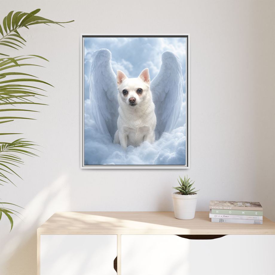 Framed 24x30 White context