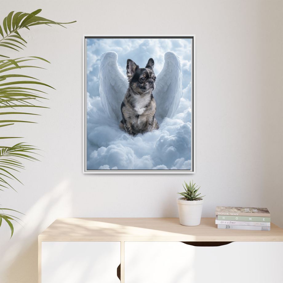 Framed 24x30 White context