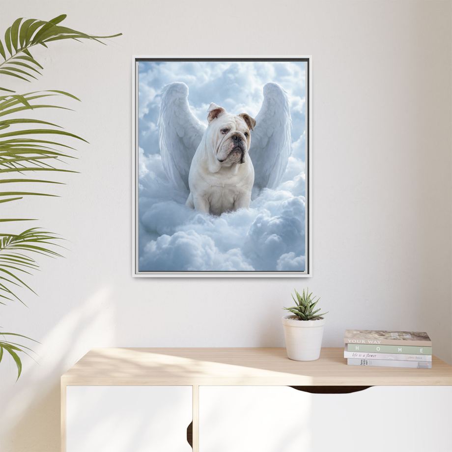 Framed 24x30 White context