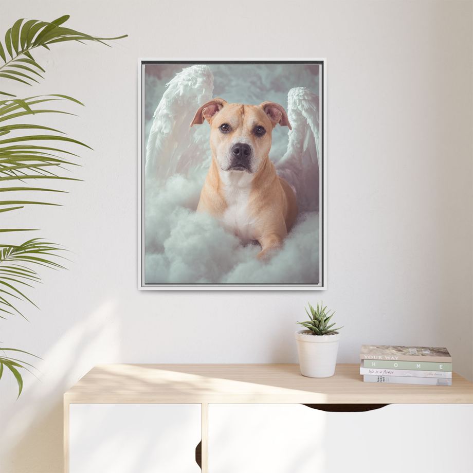 Framed 24x30 White context