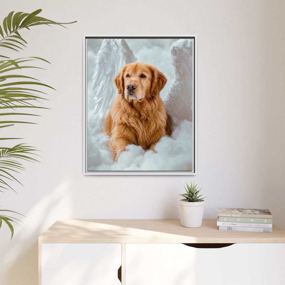 Framed 24x30 White context