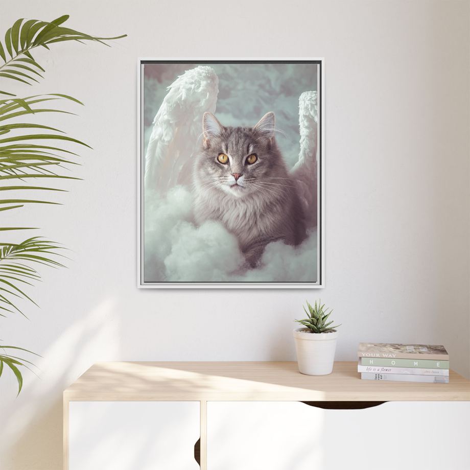 Framed 24x30 White context
