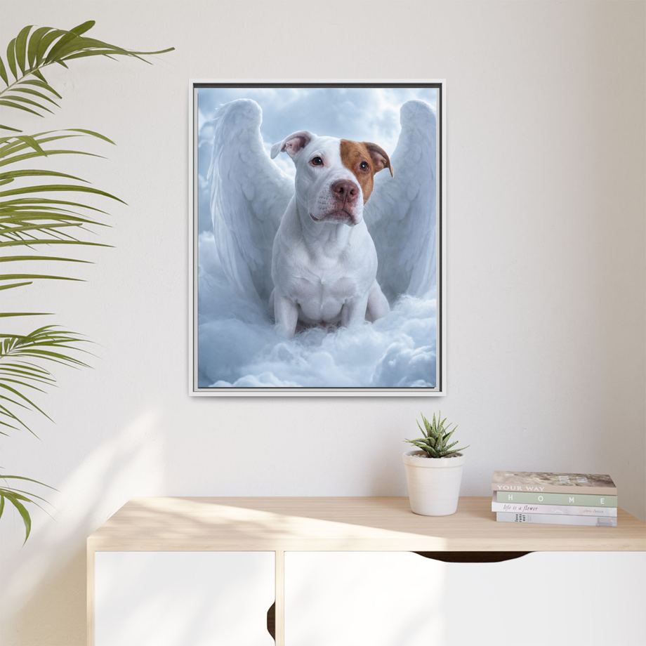 Framed 24x30 White context