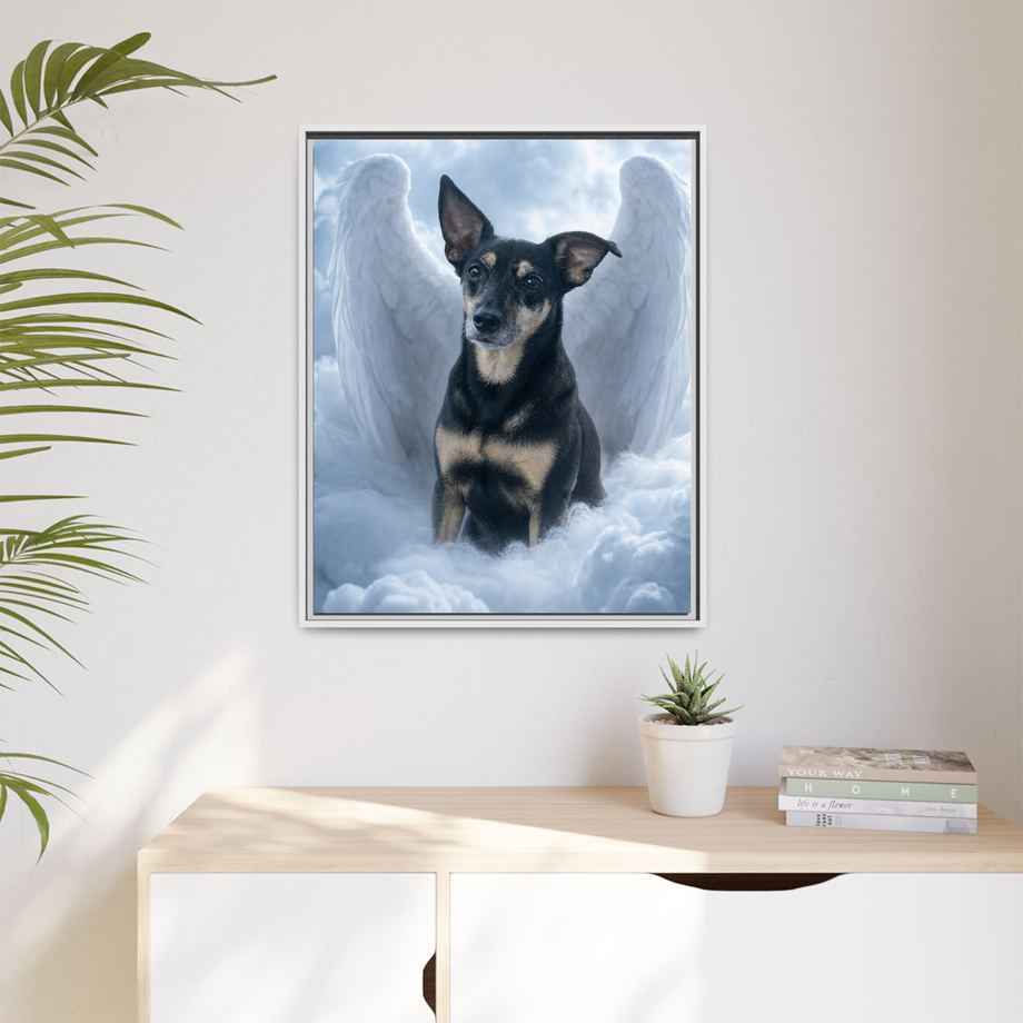 Framed 24x30 White context