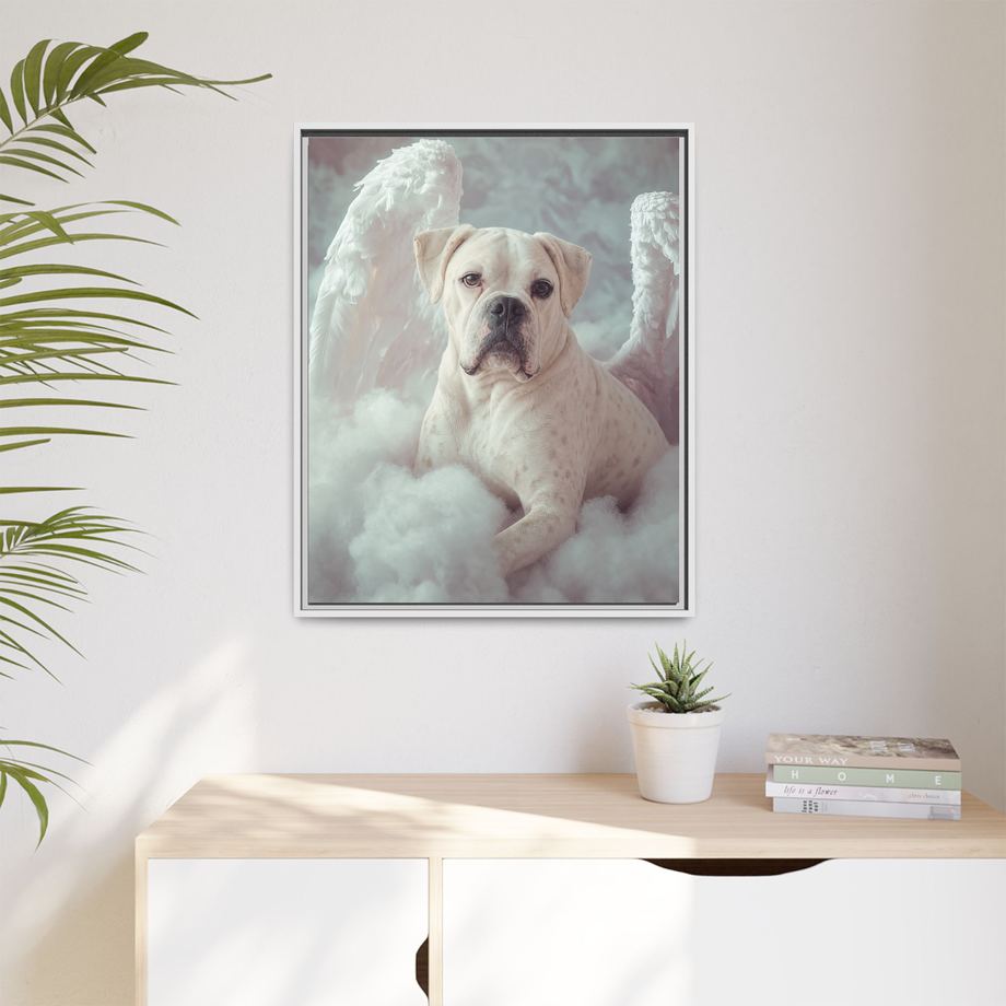 Framed 24x30 White context